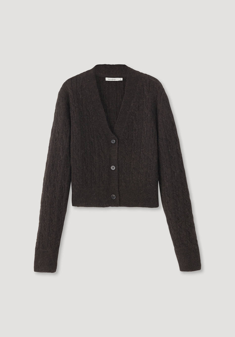Strickjacke aus reinem Baby-Alpaka