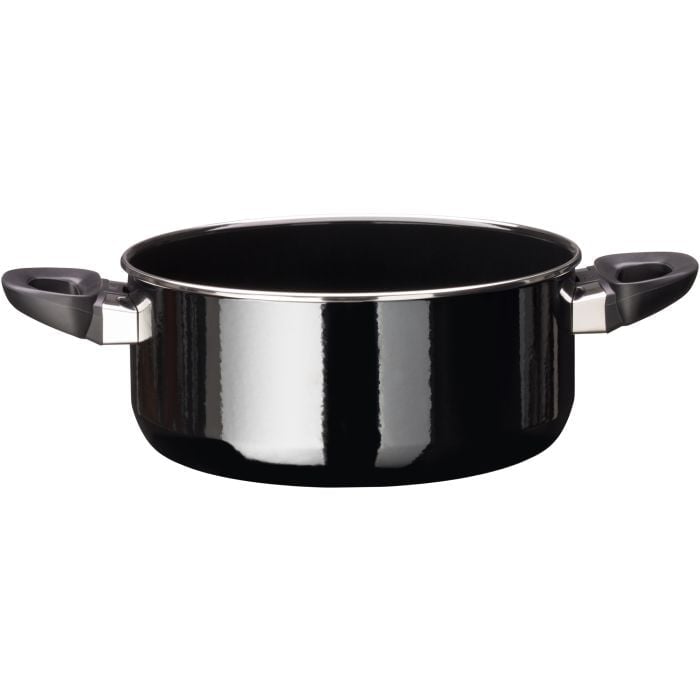 Silit Silargan® Modesto Bratentopf mit Deckel, 24 cm, Black