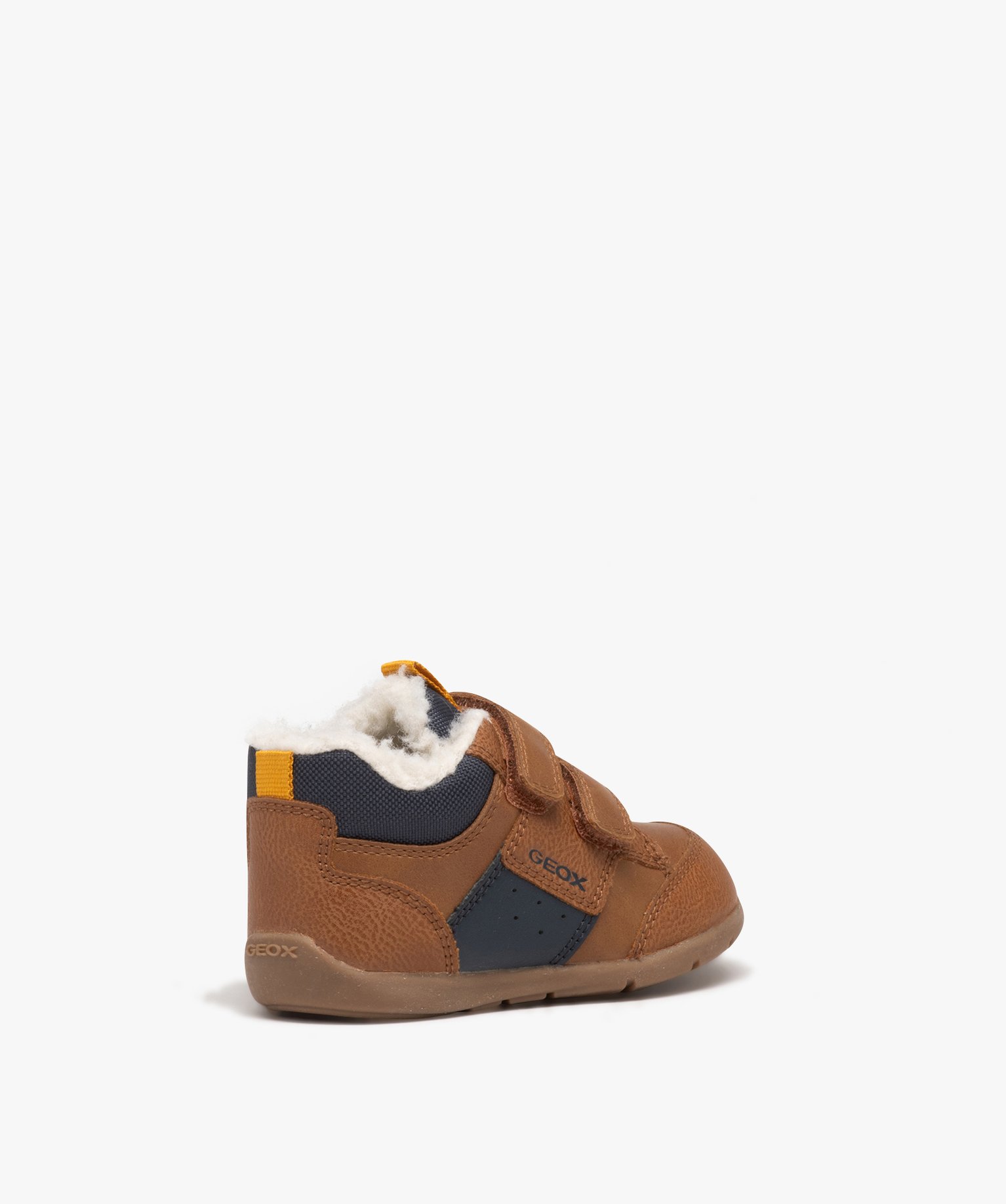 Chaussures premiers bébé Garçon fourrées sherpa à doubl... camel | GEMO