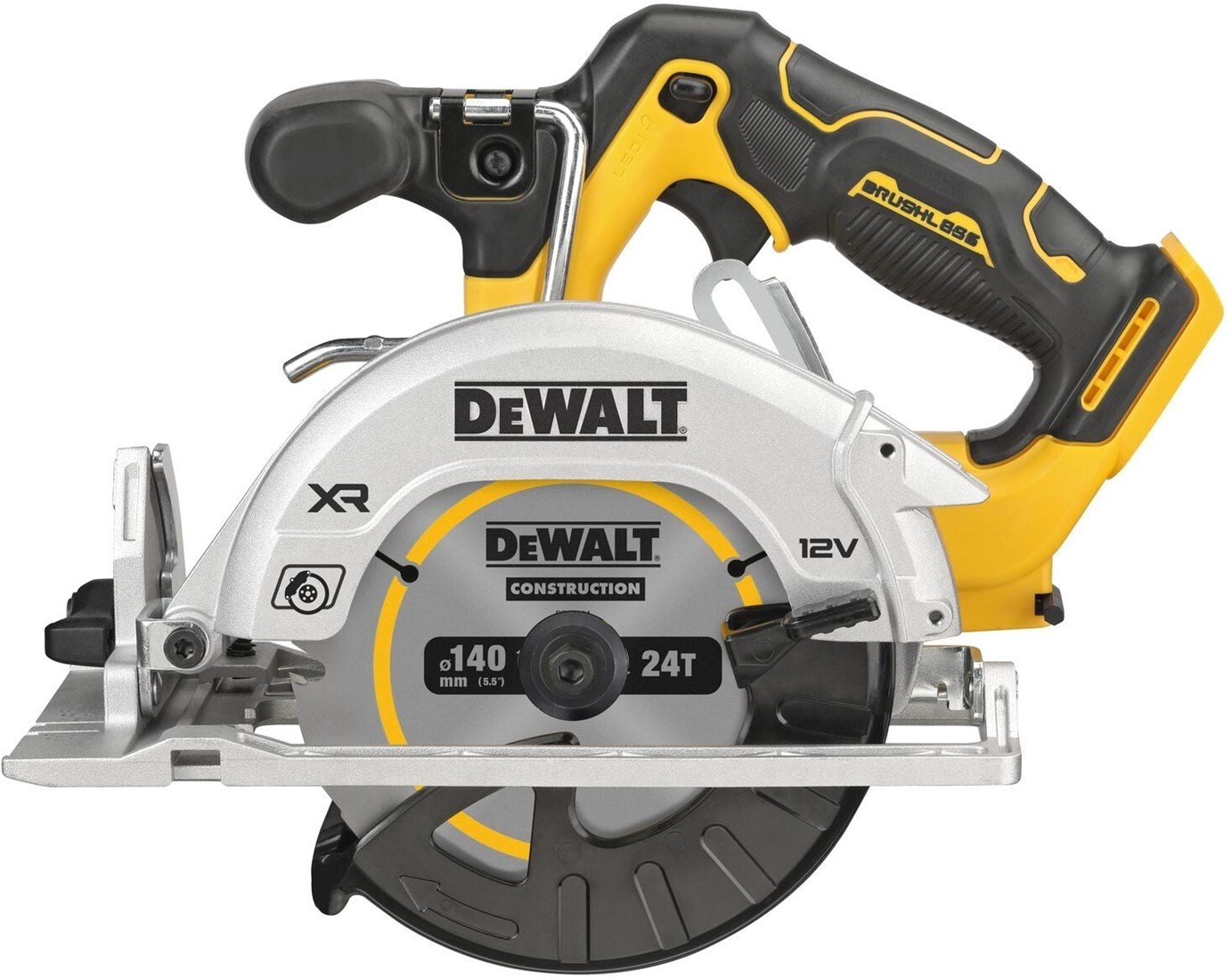 DeWalt DCS512N-XJ Cordless Circular Saw 140mm 12V XR Brushless excl. batteries and charger in box