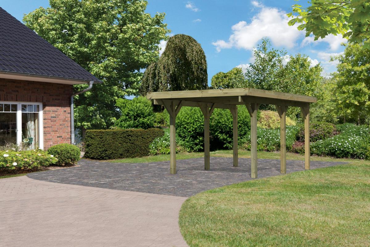 Woodfeeling Einzelcarport Classic 1A