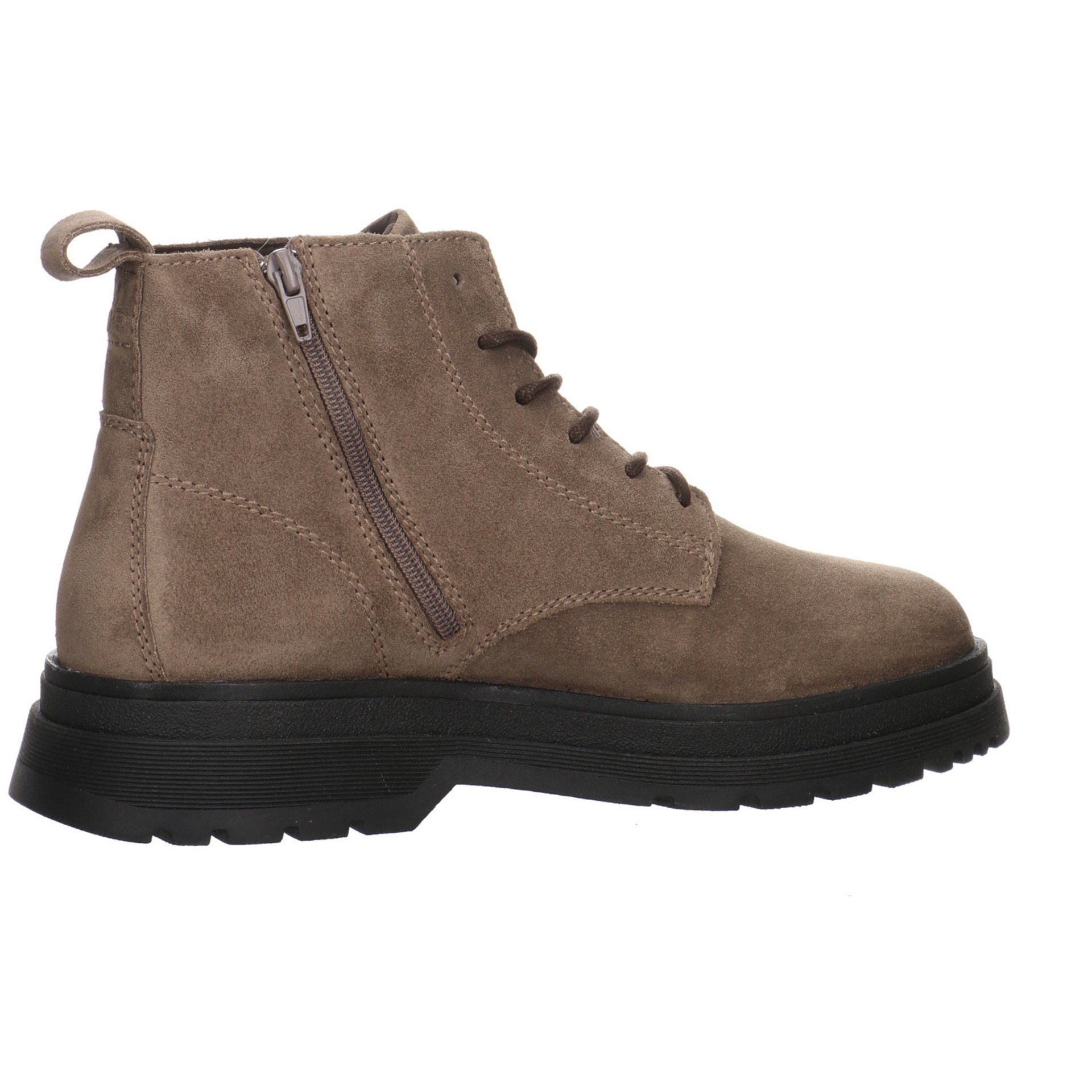 Marc O'Polo Schnürboots Veloursleder uni Schnürstiefel Veloursleder