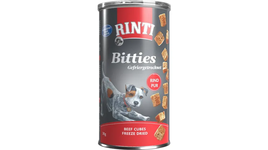 RINTI Hundesnack Bitties Rind gefriergetrocknet 30 g