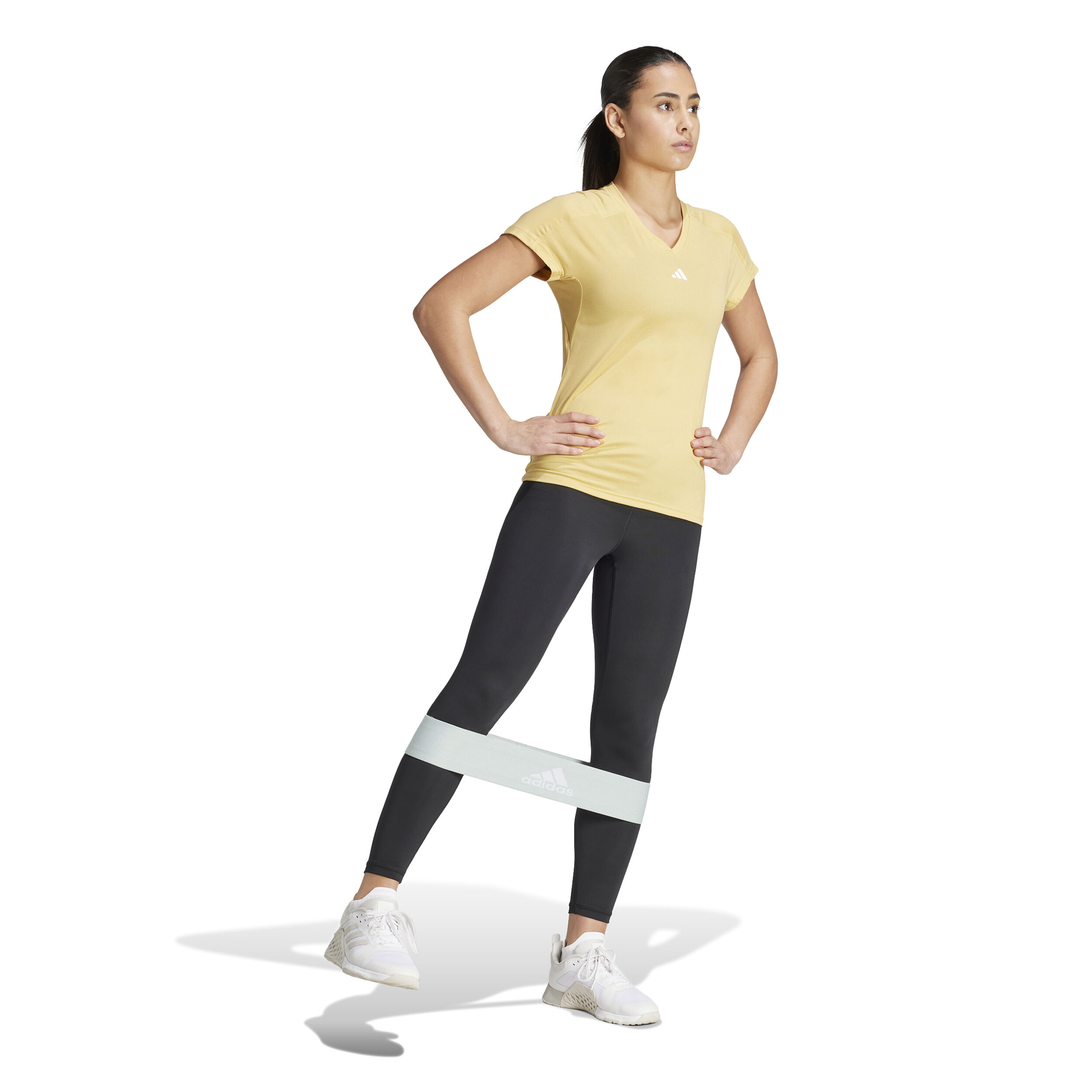 Training Essential MIN T-Shirt Damen - Gelb