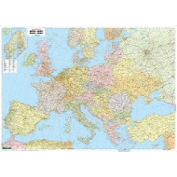 Europa politisch 1 : 3 500 000 Planokarte - Poster