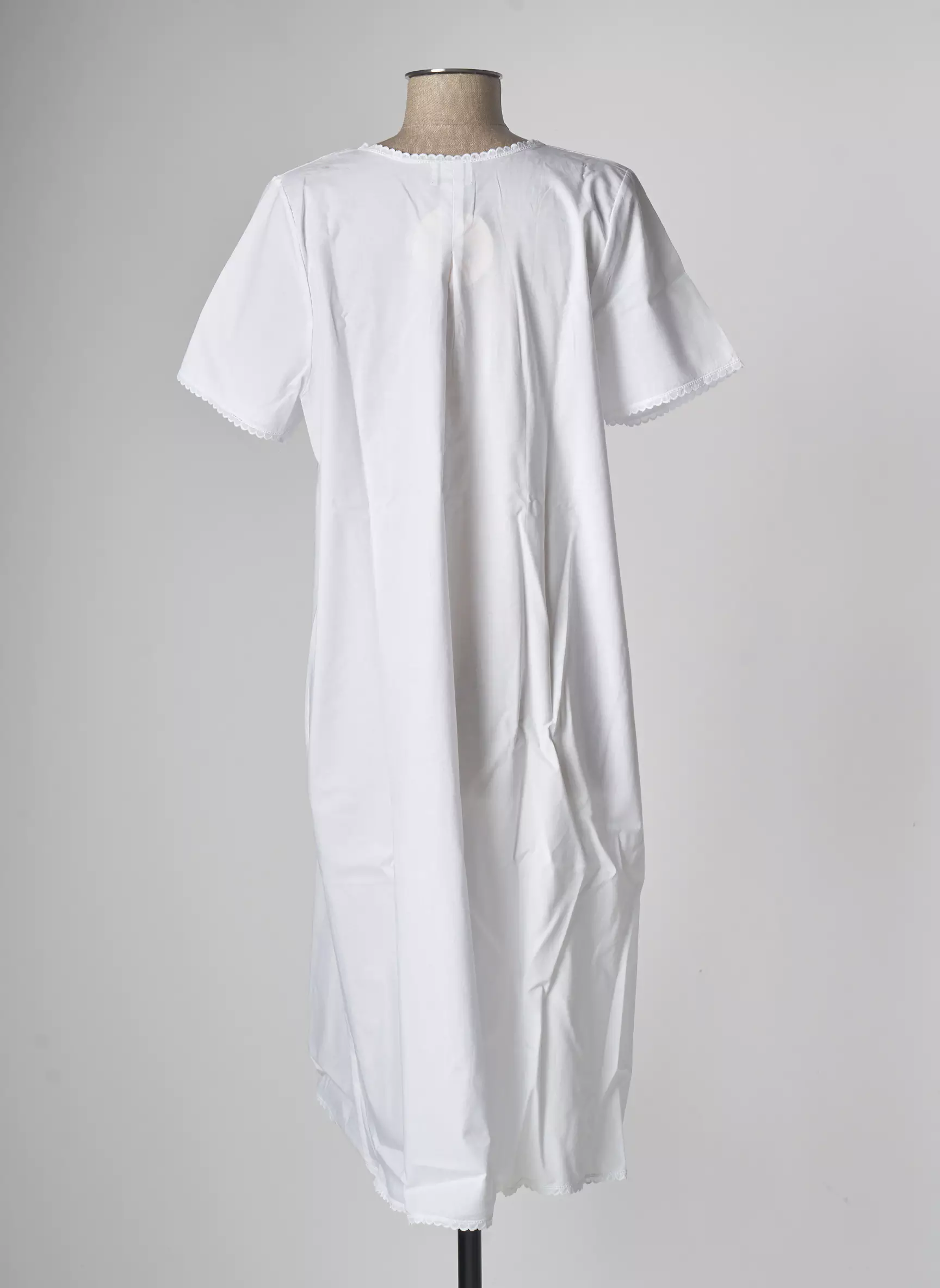 Canat Robes Mi Longues Femme couleur blanc