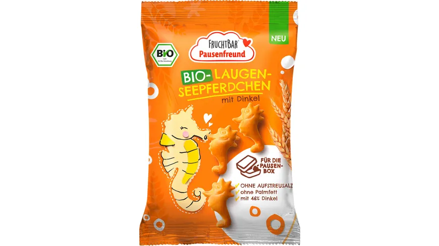 FRUCHTBAR Pausenfreund Bio-Laugen-Seepferdchen 90 g