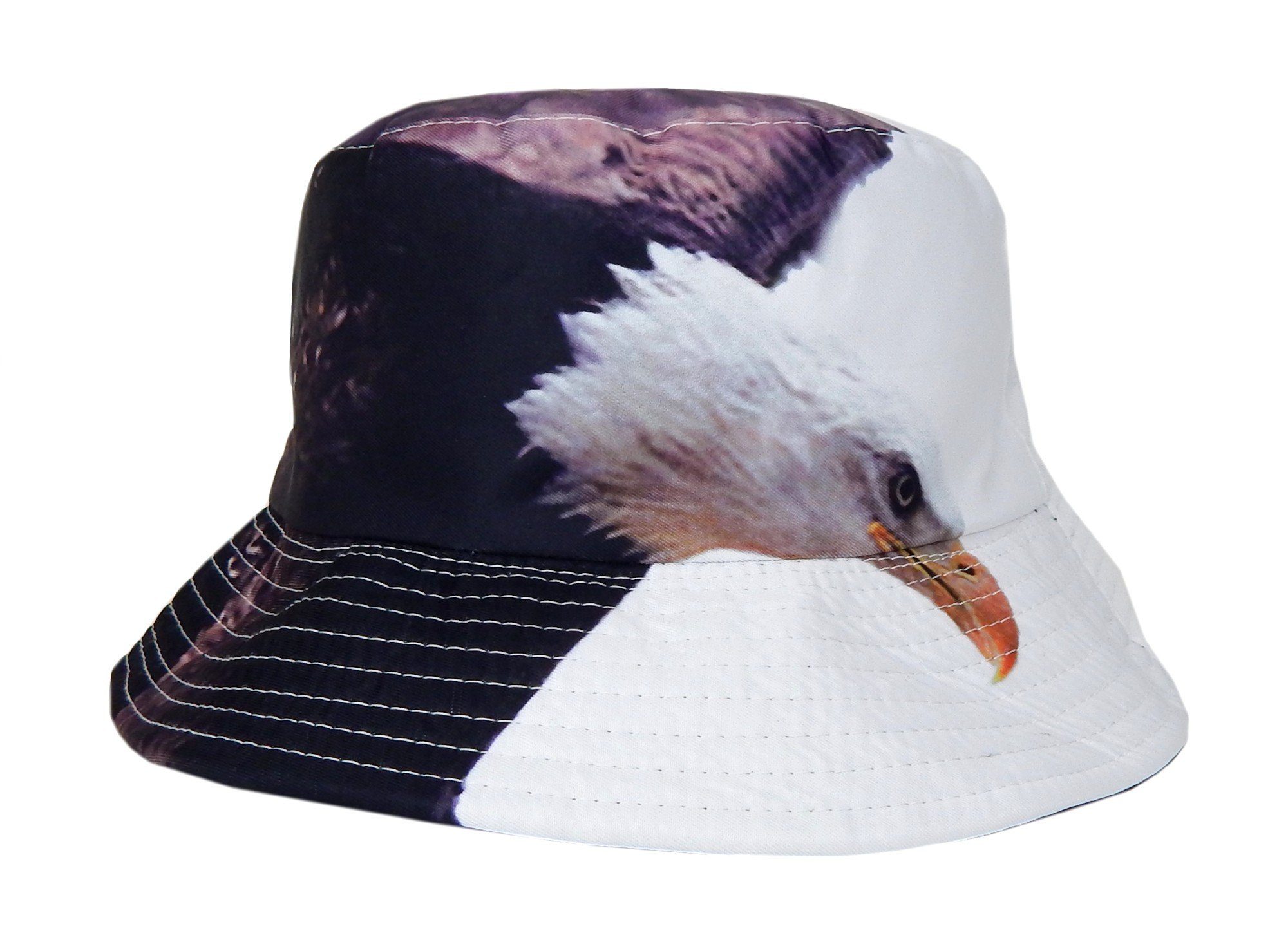 Ella Jonte Sonnenhut Bucket Hat Adler Foto Print Sommer Hut Wendehut