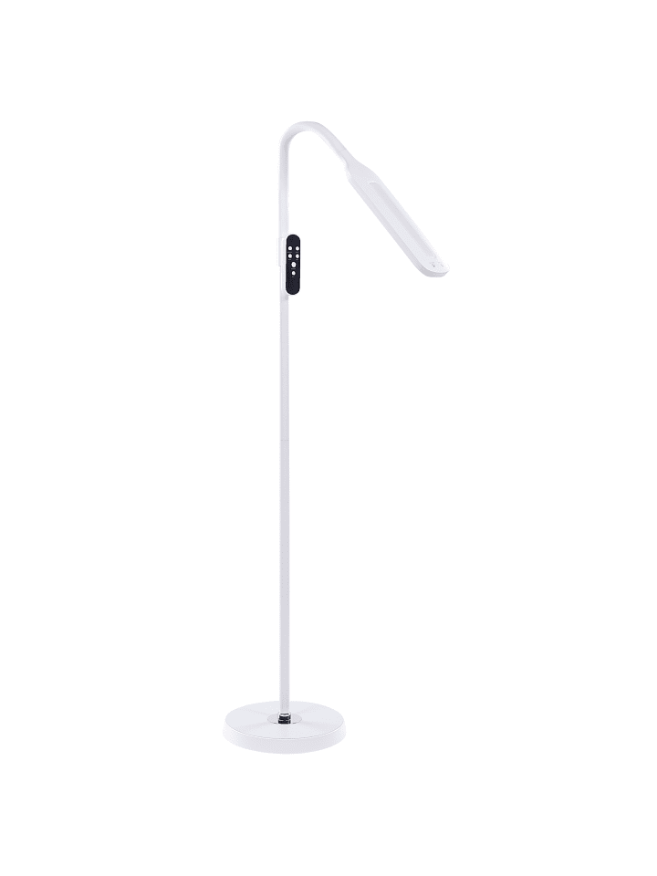 Beliani Stehleuchten ARIES in Weiß - (W) 40 x (H) 160 x (L) 27 cm günstig kaufen onesize