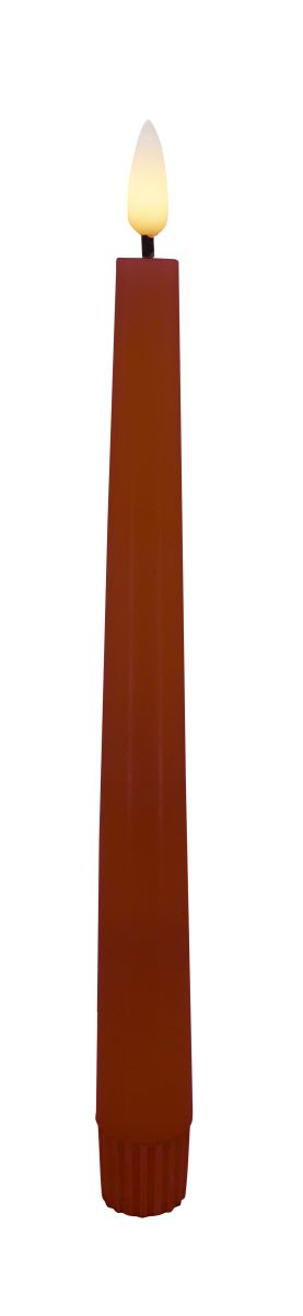 LED Stabkerze Rot 17,5 cm