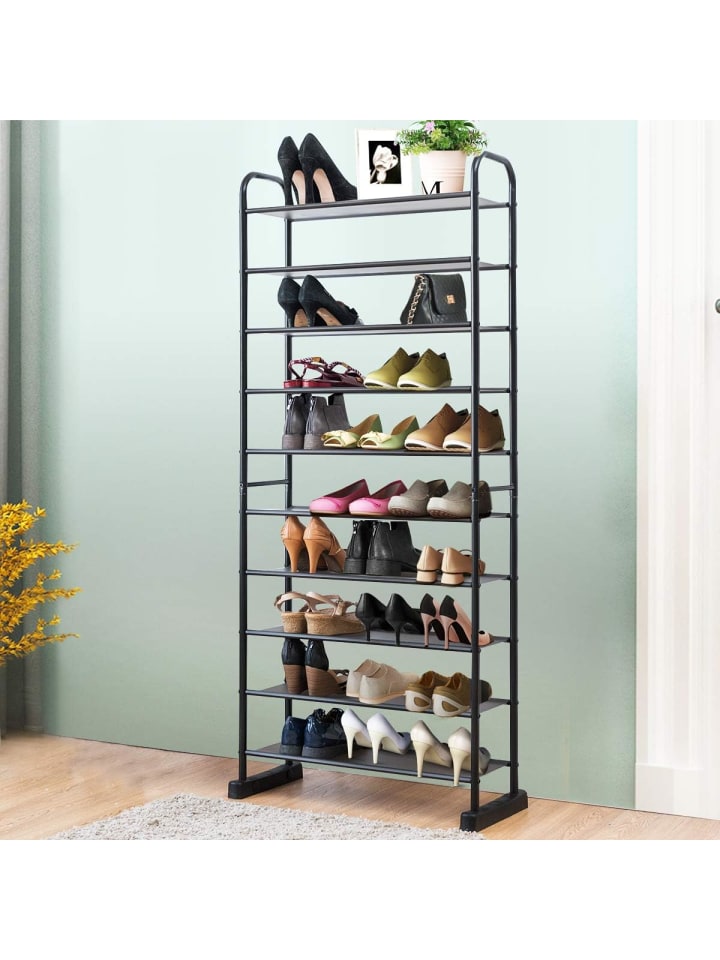 COSTWAY Schuhregal für 30 Paar Schuhe in Schwarz günstig kaufen onesize