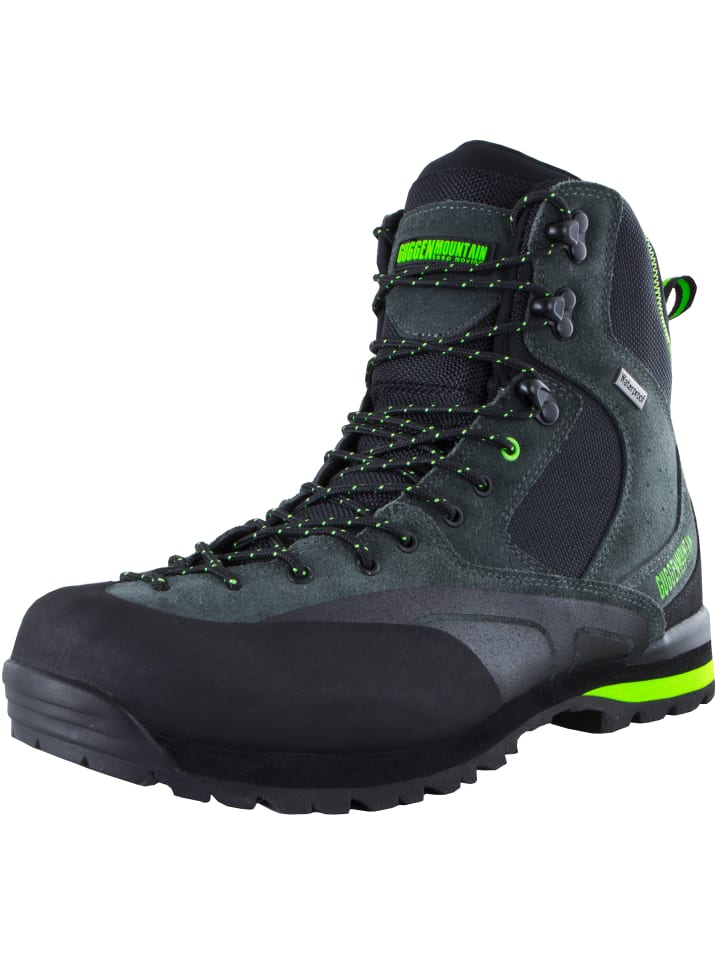 GUGGEN MOUNTAIN Wanderstiefel Gummikappe in Grün günstig kaufen