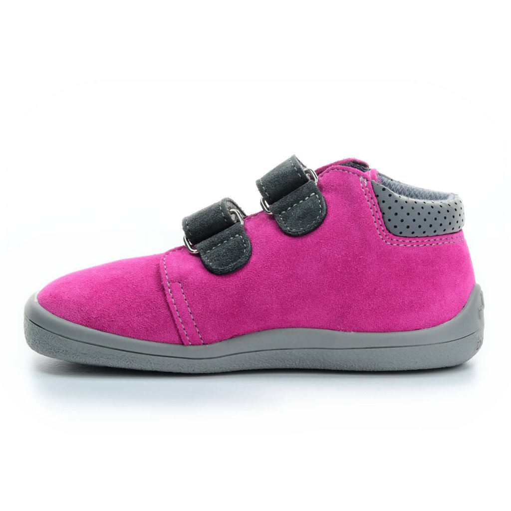 Beda Rebecca mit Membran (BF 0001/W/M/2) dunkelrosa Barfuß-Stiefeletten