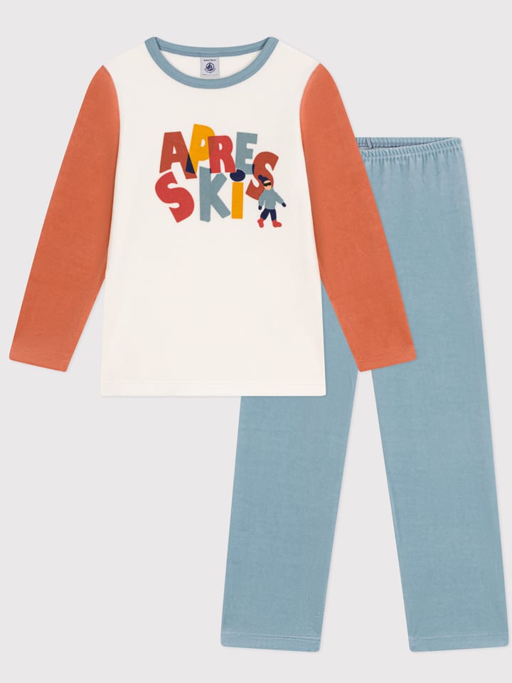 PETIT BATEAU Pyjama in Weiß/ Bunt günstig kaufen