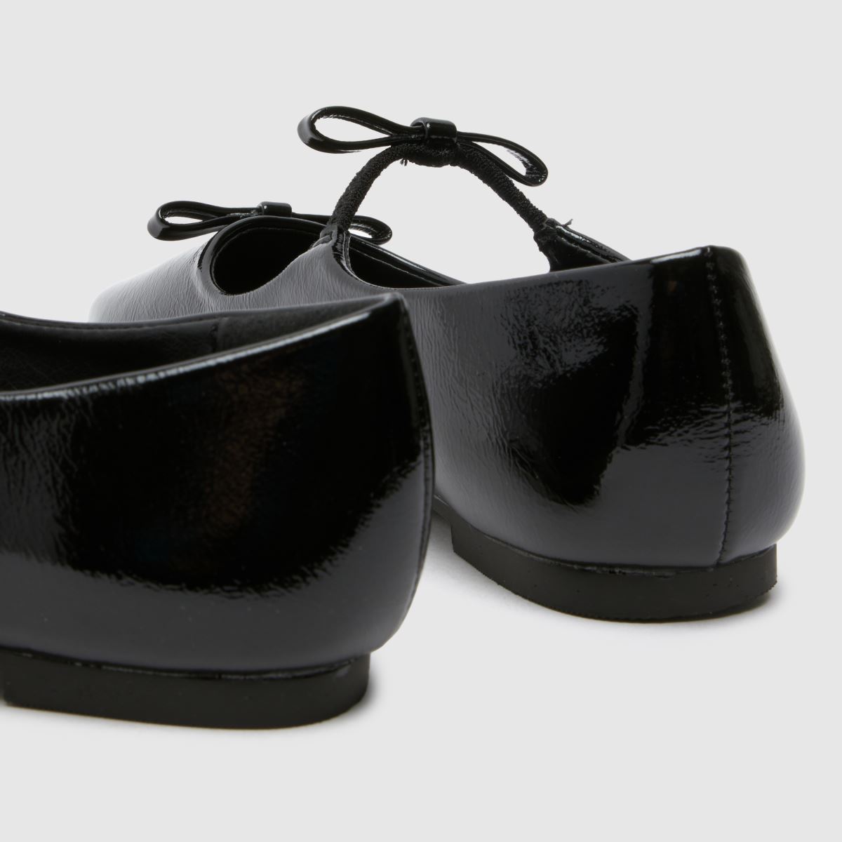 Schuh fekete holdmasni balerina lányka junior cipők