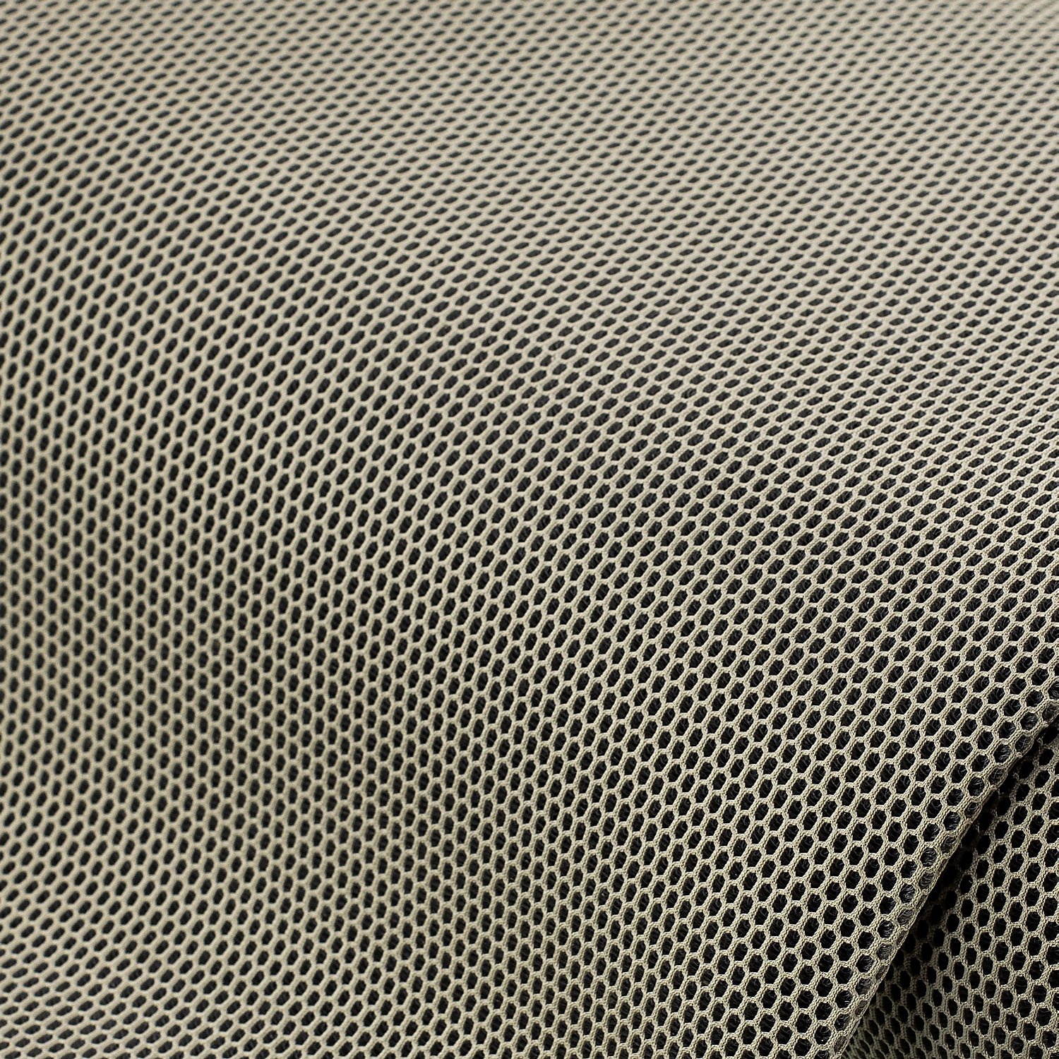 Möbelstoff 3D-Netzoptik, taupe