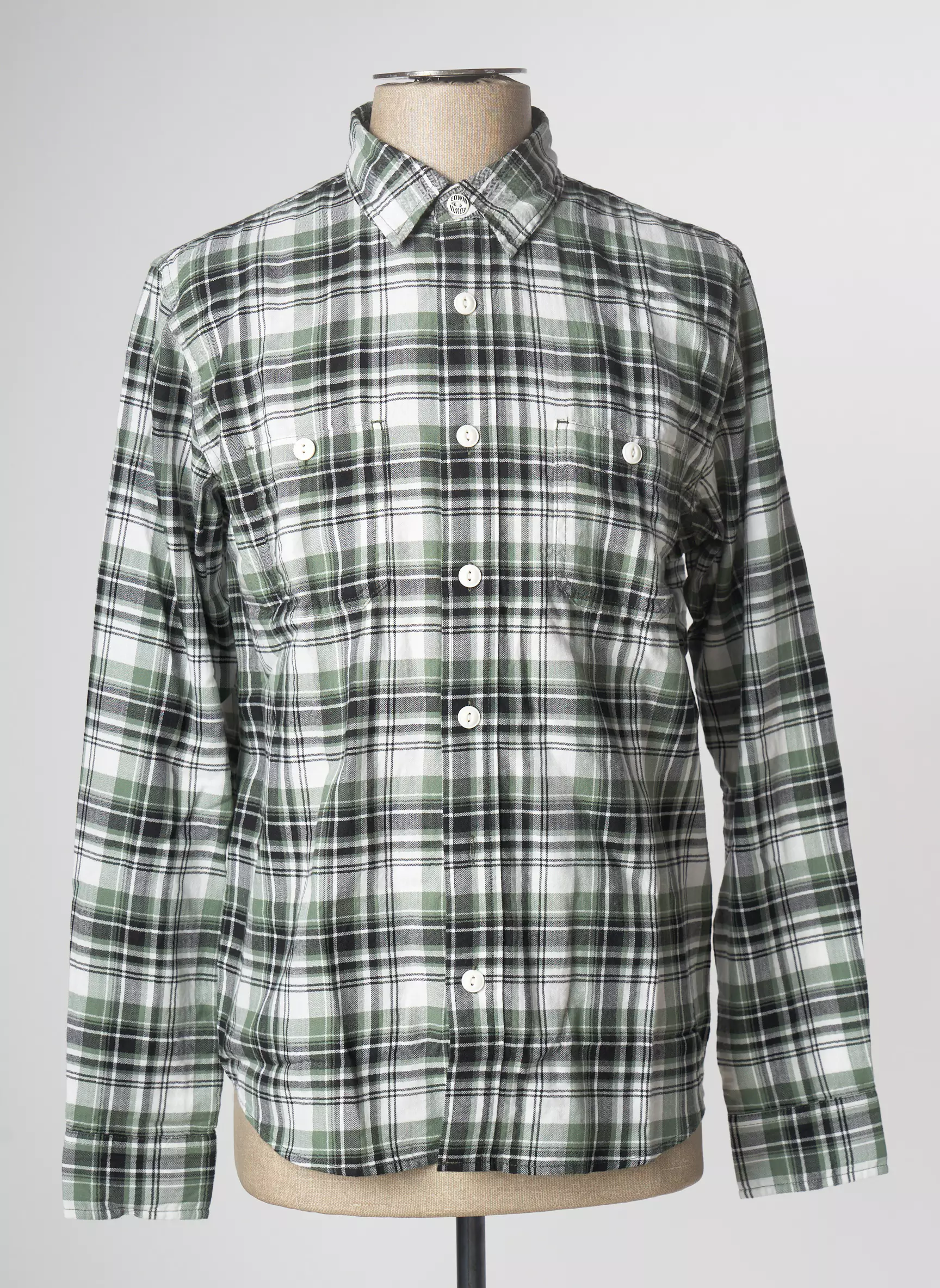 Edwin Manches Longues Homme couleur vert