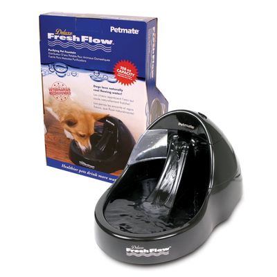 Fresh Flow Deluxe Trinkbrunnen Schwarz, 3 Liter