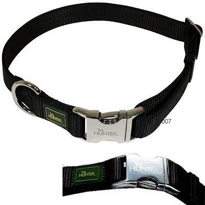 HUNTER Set: Halsband Vario Basic + Hundeleine, schwarz