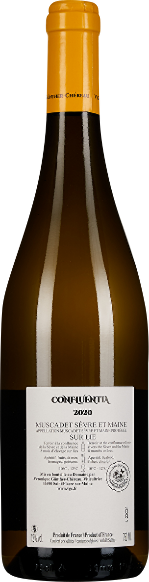 Vignobles Günther Chereau Muscadet Sèvre-et-Maine Confluentia 2020