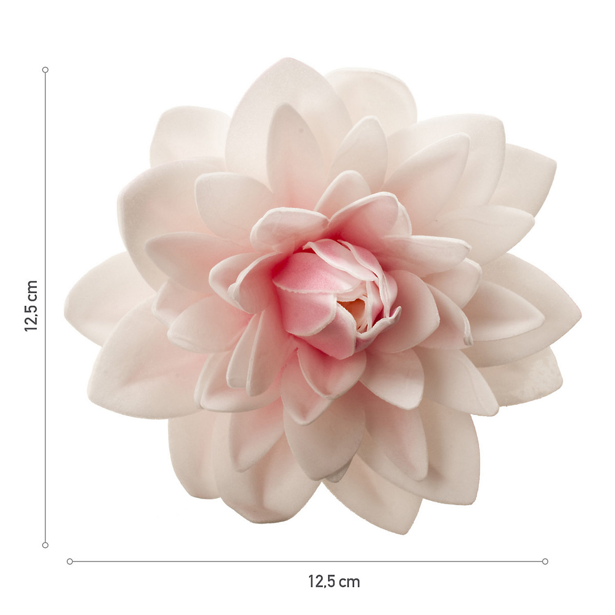 Dahlie Tortendeko Essbare Blumen für Torte aus Oblate-12,5 cm, Esspapier, 12,5 cm