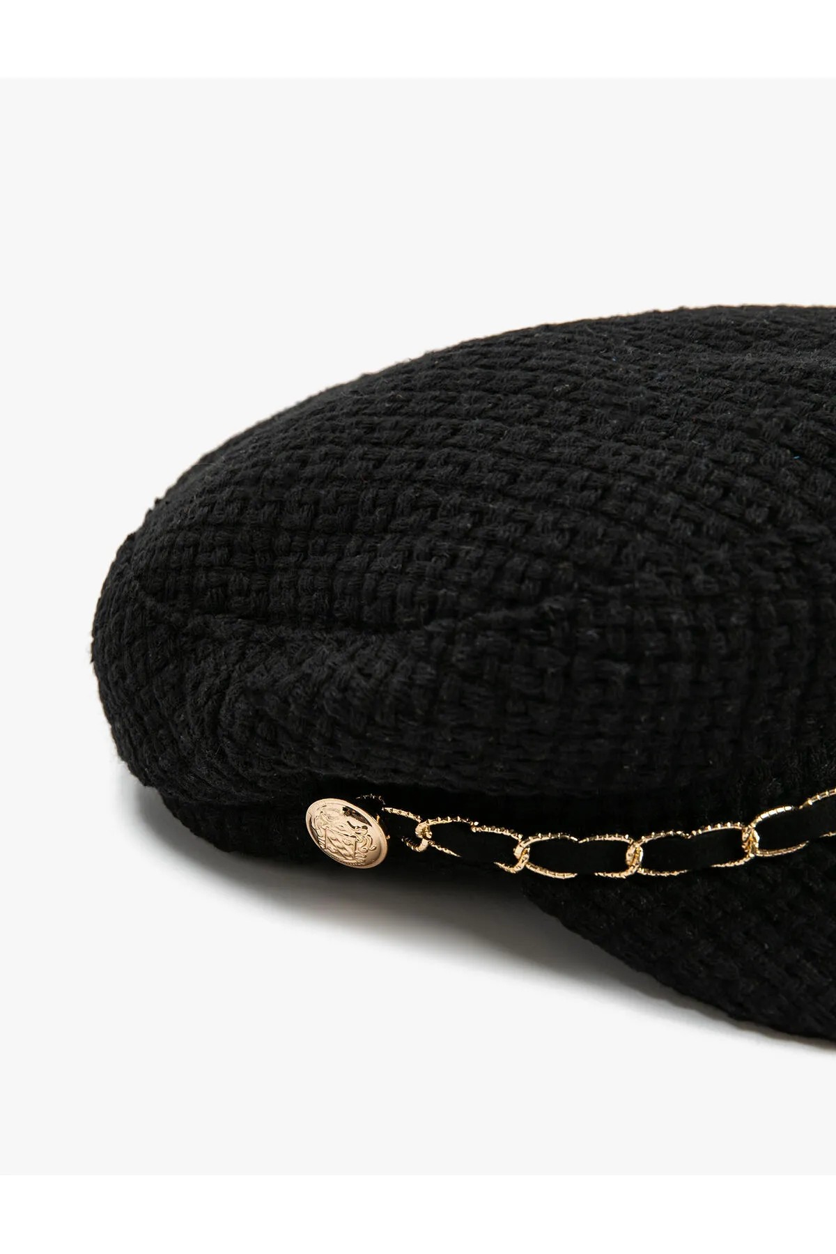 Koton  Matrosenhut Tweed mit Metallzubehör