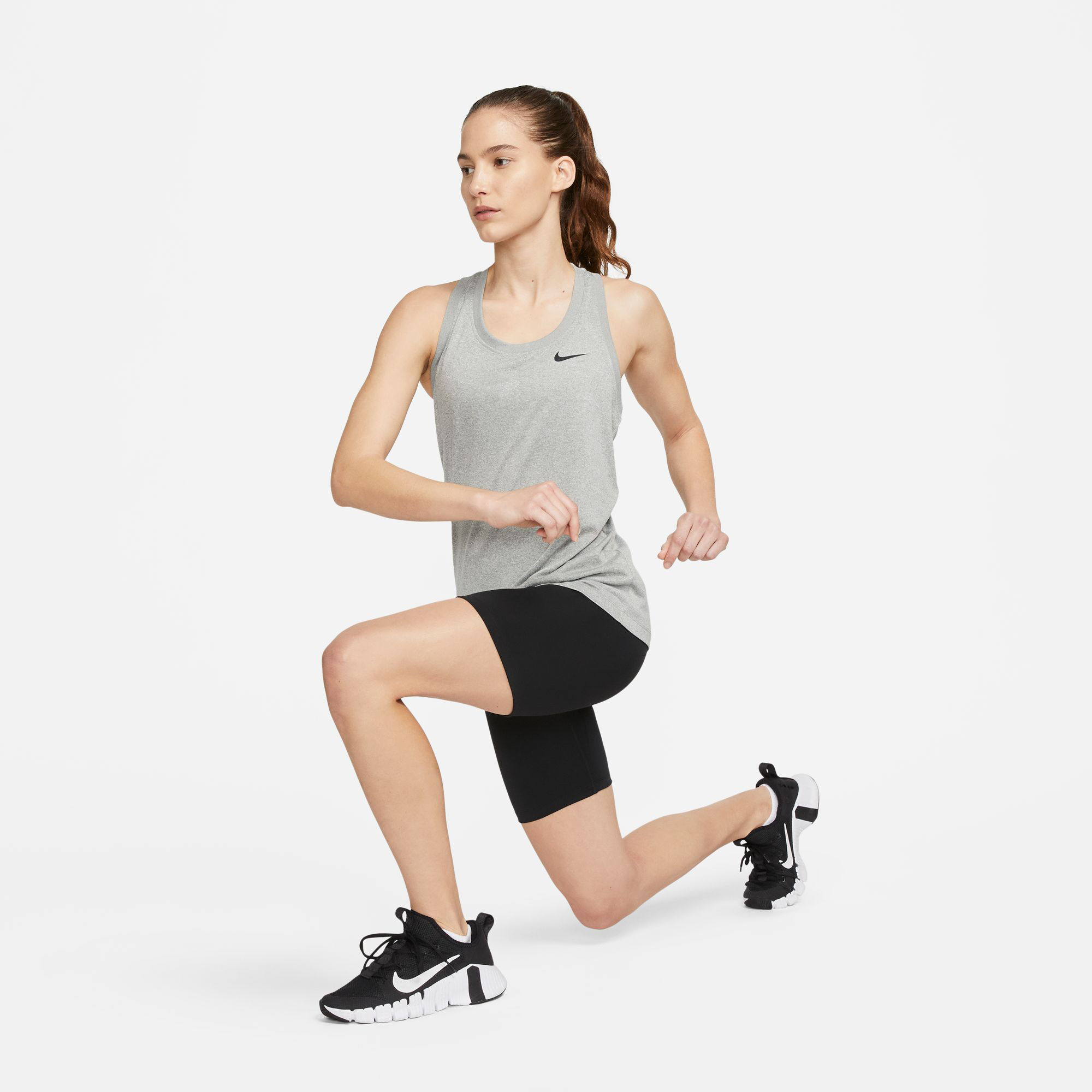 Dri-Fit Regular Racerback Tank-Top Damen - Hellgrau