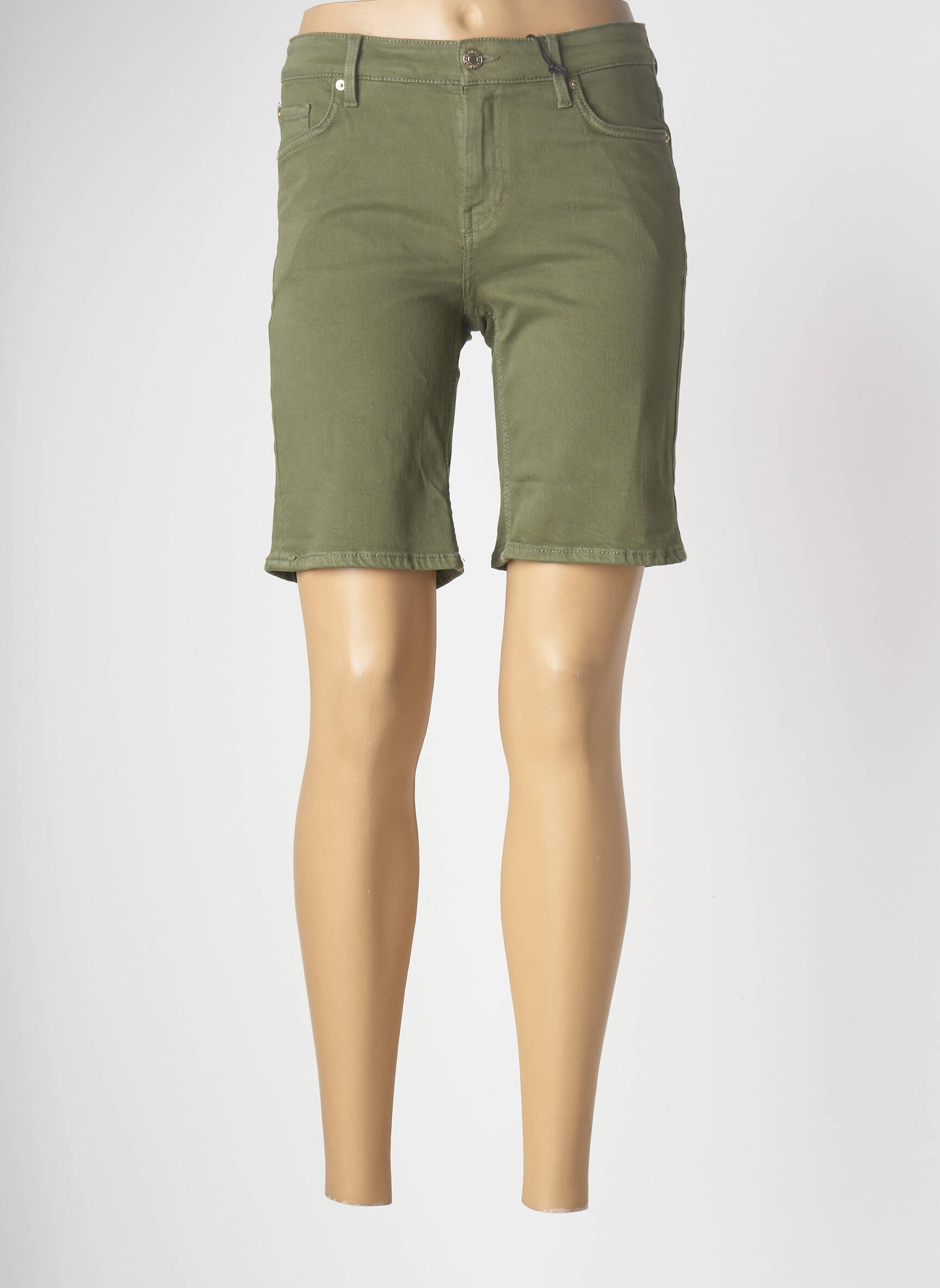 S Oliver Bermudas Femme couleur vert