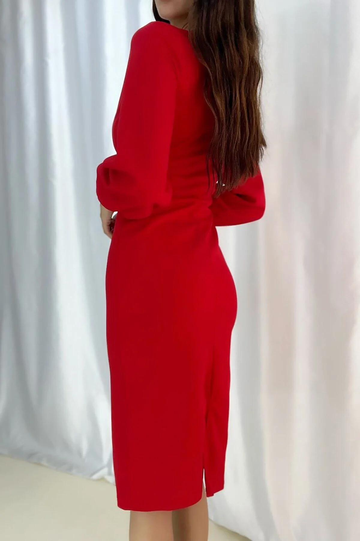 Deafox  Kleid - Rot - A-Linie