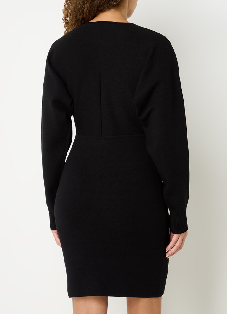 Μίνι φόρεμα MaxMara Rodi από λεπτό πλεκτό μαλλί με ανάμεικτο σχέδιο