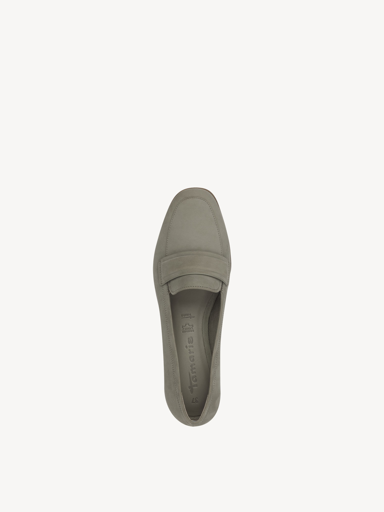 Slipper en cuir - vert