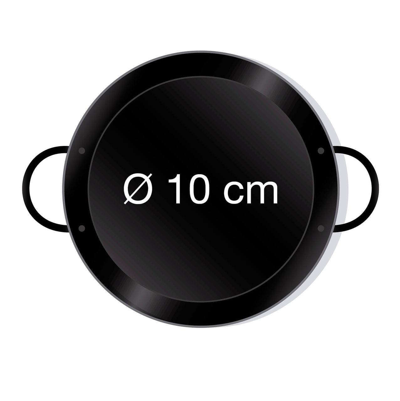 PaellaWorld International Paella World Original spanische Paella Pfanne Typ Valenciana emailliert 10cm 7,8cm 2cm
