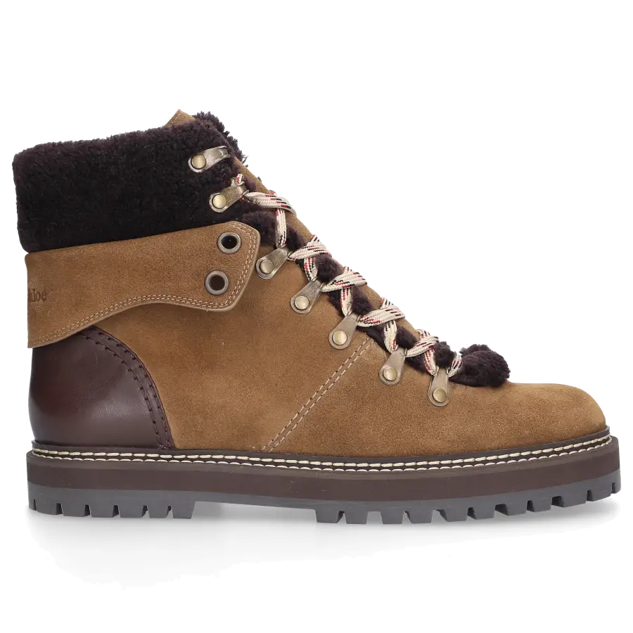 SEE BY CHLOÉ - Stiefeletten SB3112 Veloursleder - braun