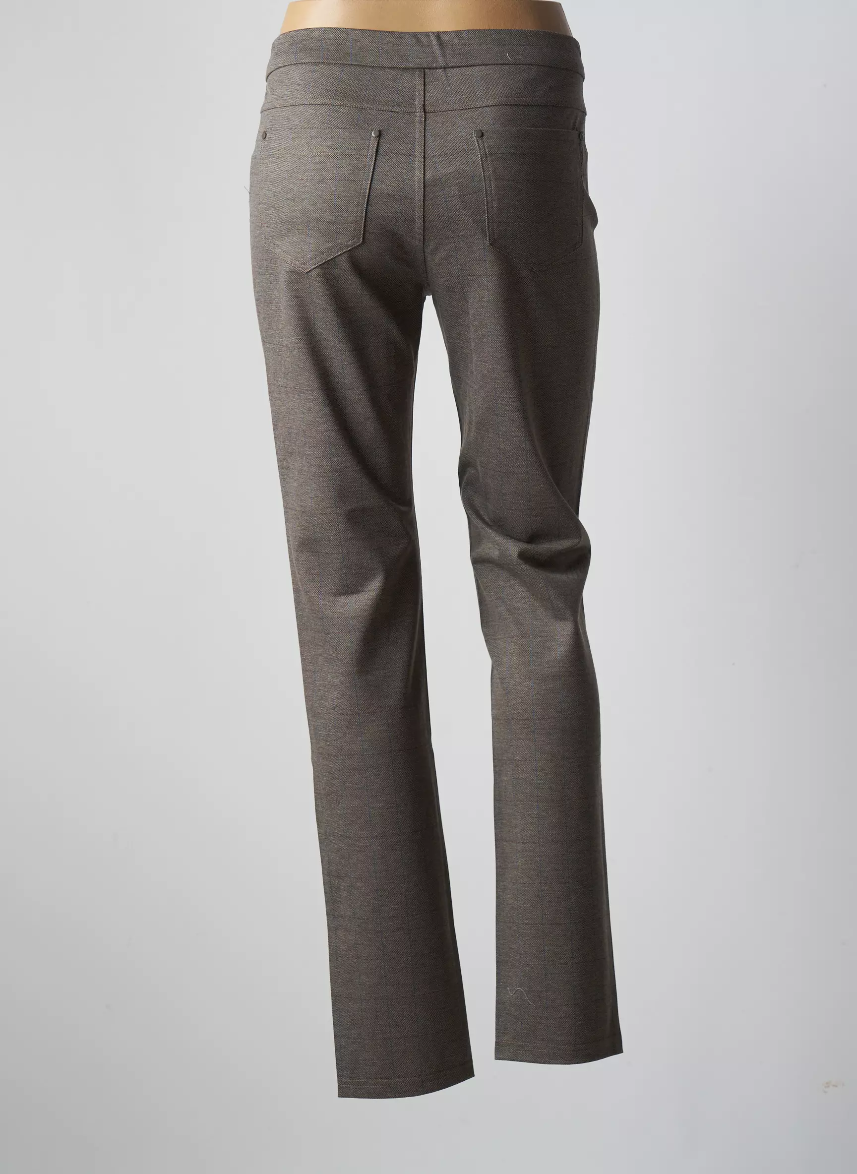 Youline Pantalons Slim Femme couleur marron