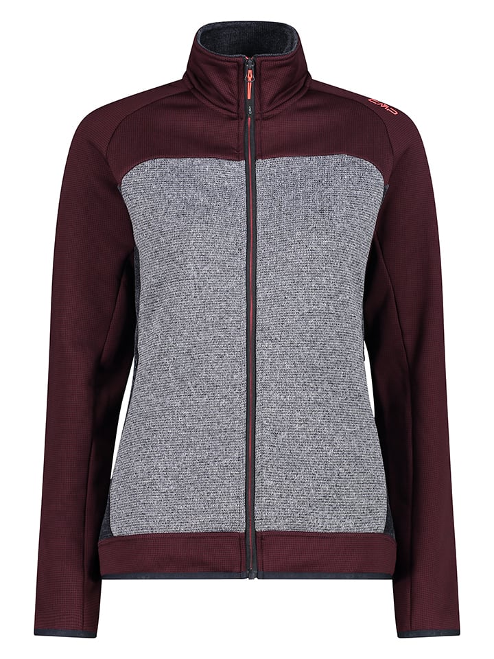 CMP Fleecejacke in Bordeaux/ Grau günstig kaufen