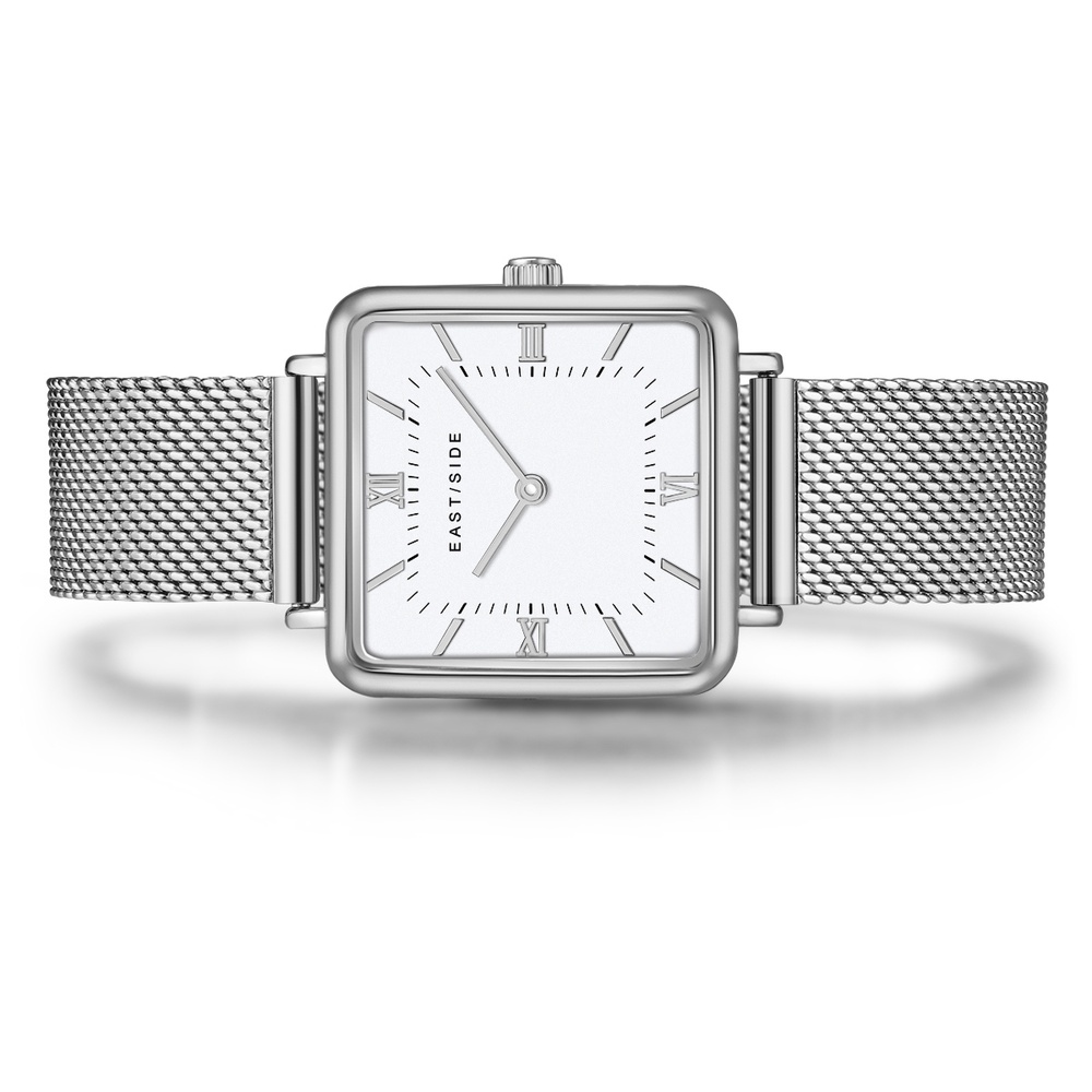 EASTSIDE Montre à quartz Grand en Argent Acier inoxydable en Argent Montre