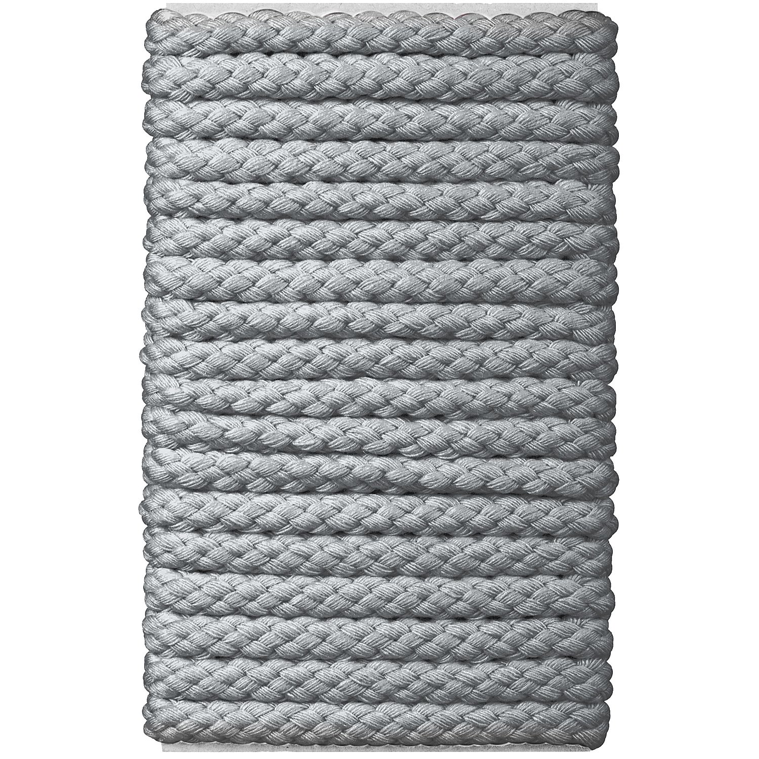 buttinette Kordel für Bekleidung, hellgrau, 8 mm Ø, Länge: 5 m