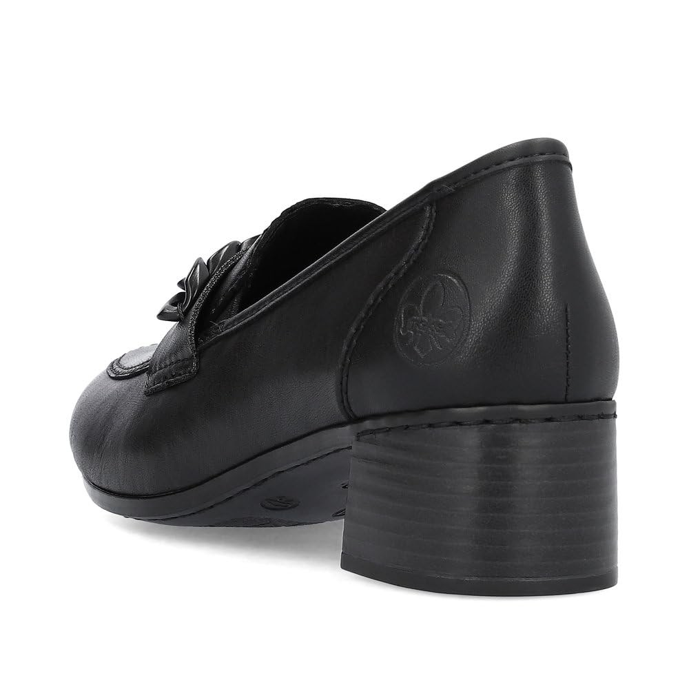 RIEKER Klassische Slipper schwarz