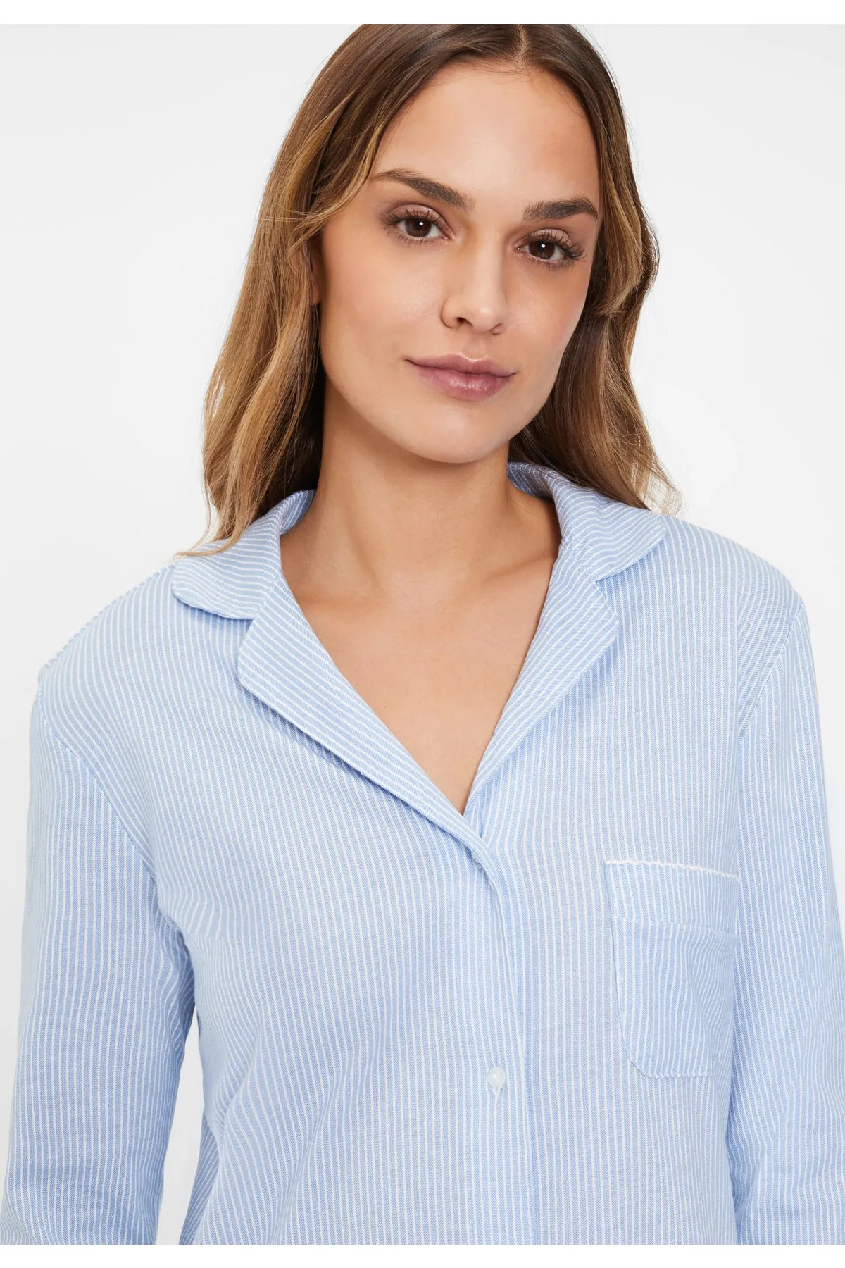 Vivance  Nachthemd - Blau - Basic