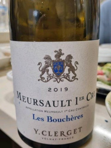 Patrick ClergetMeursault  1er Cru 'Les Bouchères' 2021