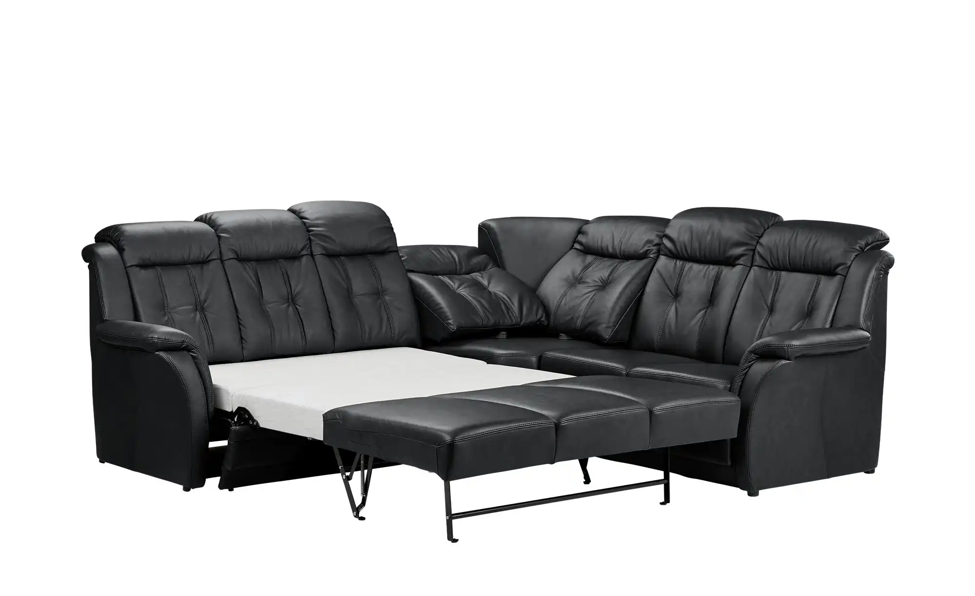 Polstermöbel Oelsa Komfort-Ecksofa aus Leder Andorra