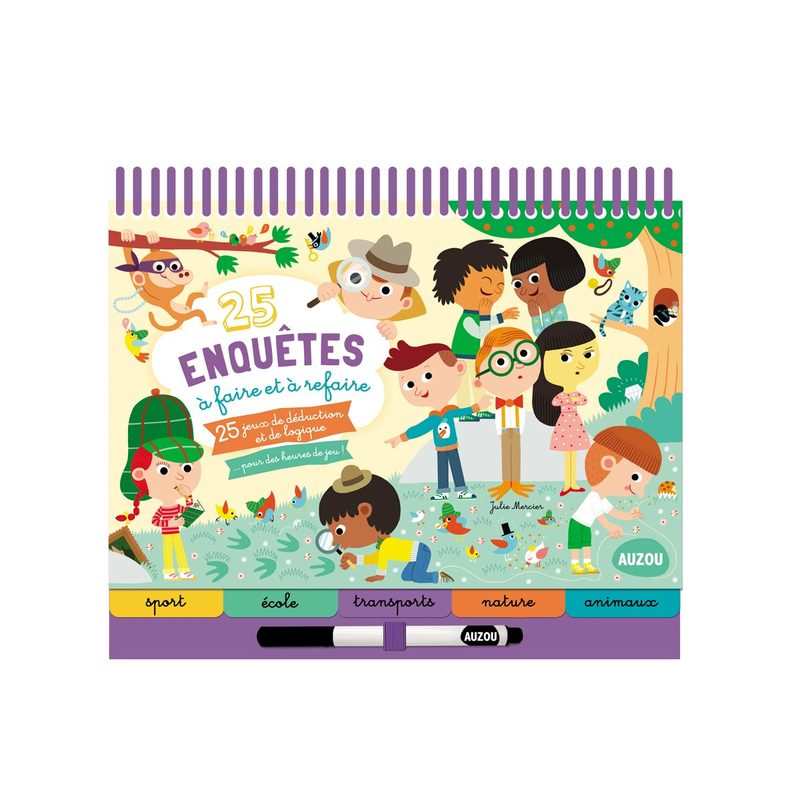 Livre 25 enquêtes à faire et à refaire ! - Auzou