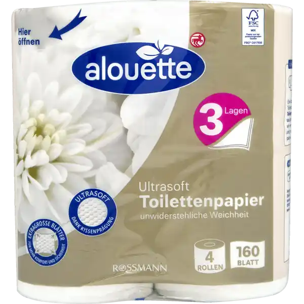 Toilettenpapier Ultrasoft