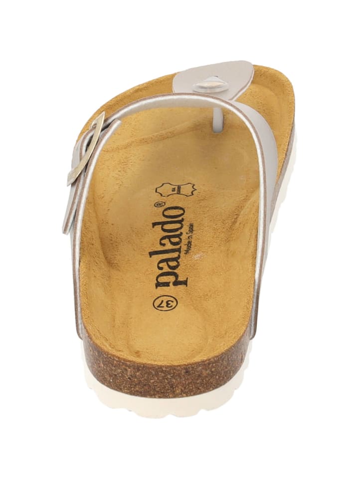 palado Zehentrenner in beige metallic günstig kaufen