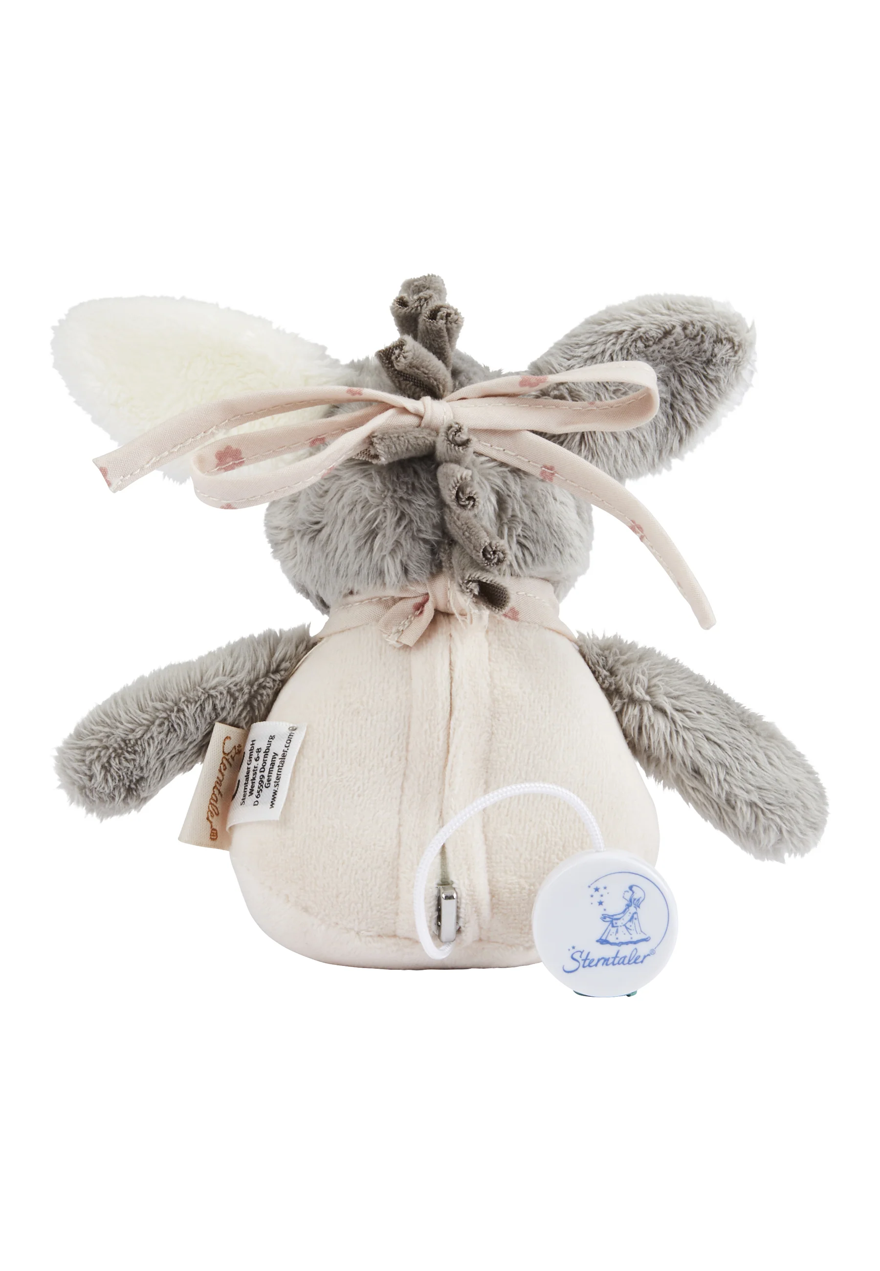 Spieluhr klein, Esel Emmi Girl in rosa, 19cm