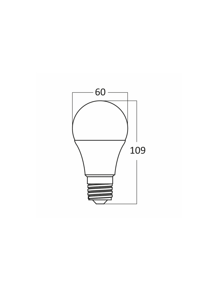 COFI 1453 LED Leuchtmittel E27 (A60) | 10 Watt 940 Lumen in warmweiß (3000 K) in Weiß günstig kaufen onesize