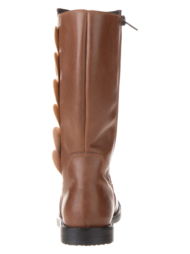 lamino Leder-Stiefel in Hellbraun günstig kaufen