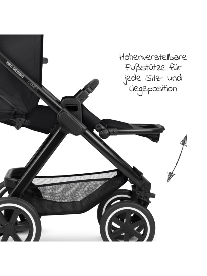 ABC-Design Buggy & Sportwagen Samba mit Sportsitz (ab ca. 9 Monate) in schwarz günstig kaufen onesize