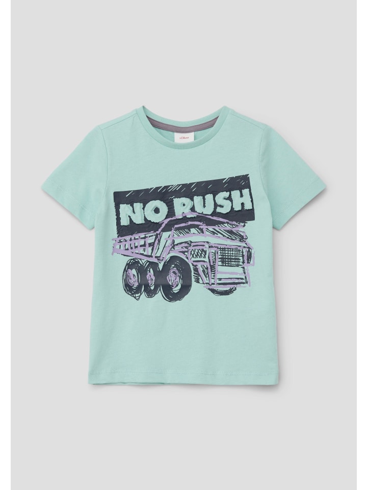 s.Oliver T-Shirt kurzarm in Türkis günstig kaufen