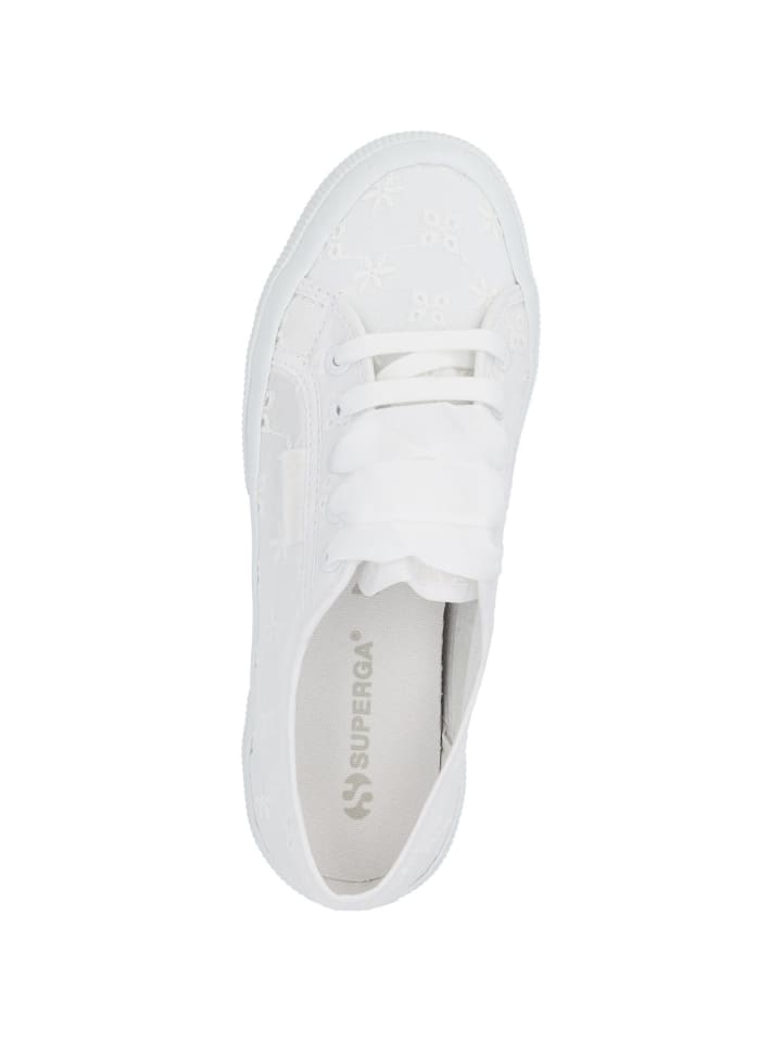 Superga Schnürschuhe in total white günstig kaufen